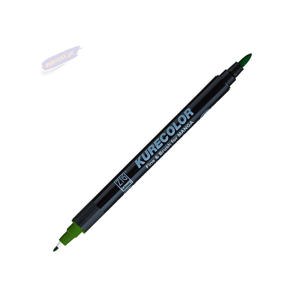 12861 1 kuretake zig kurecolor fine brush 567 deep green