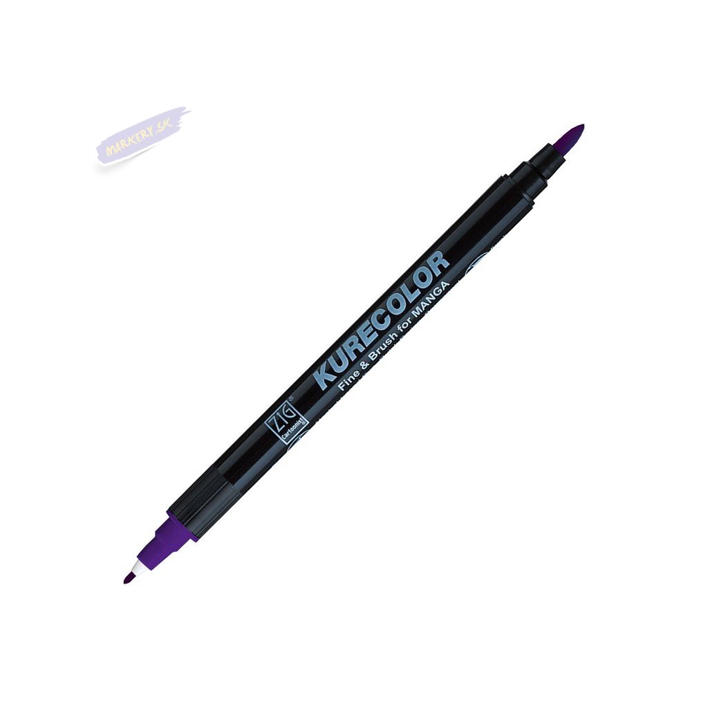 12870 1 kuretake zig kurecolor fine brush 609 deep violet