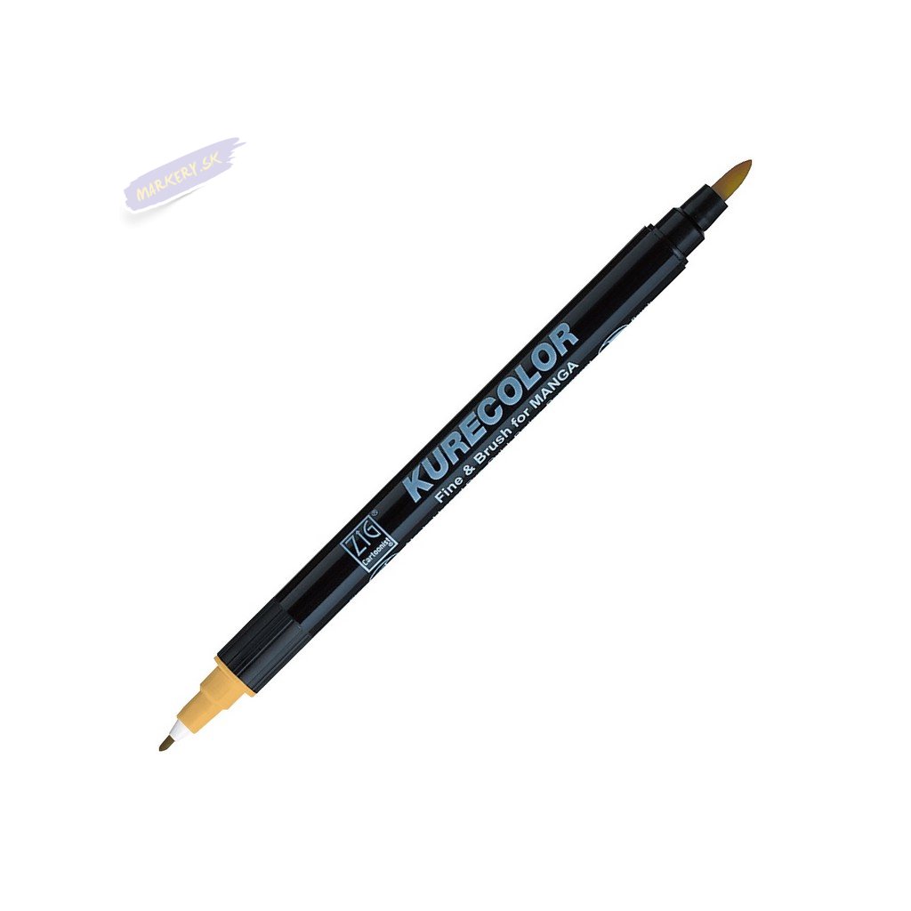 12897 1 kuretake zig kurecolor fine brush 736 mustard