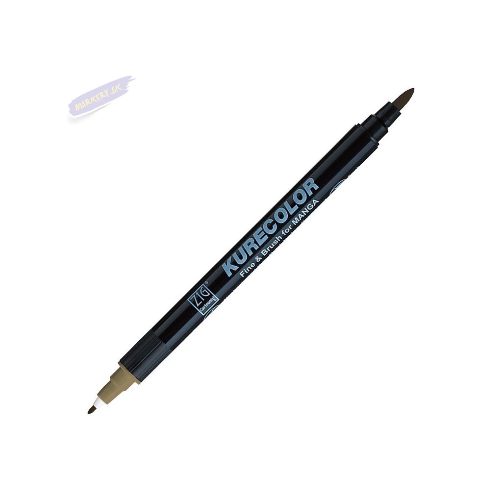 12972 1 kuretake zig kurecolor fine brush 838 mid gray