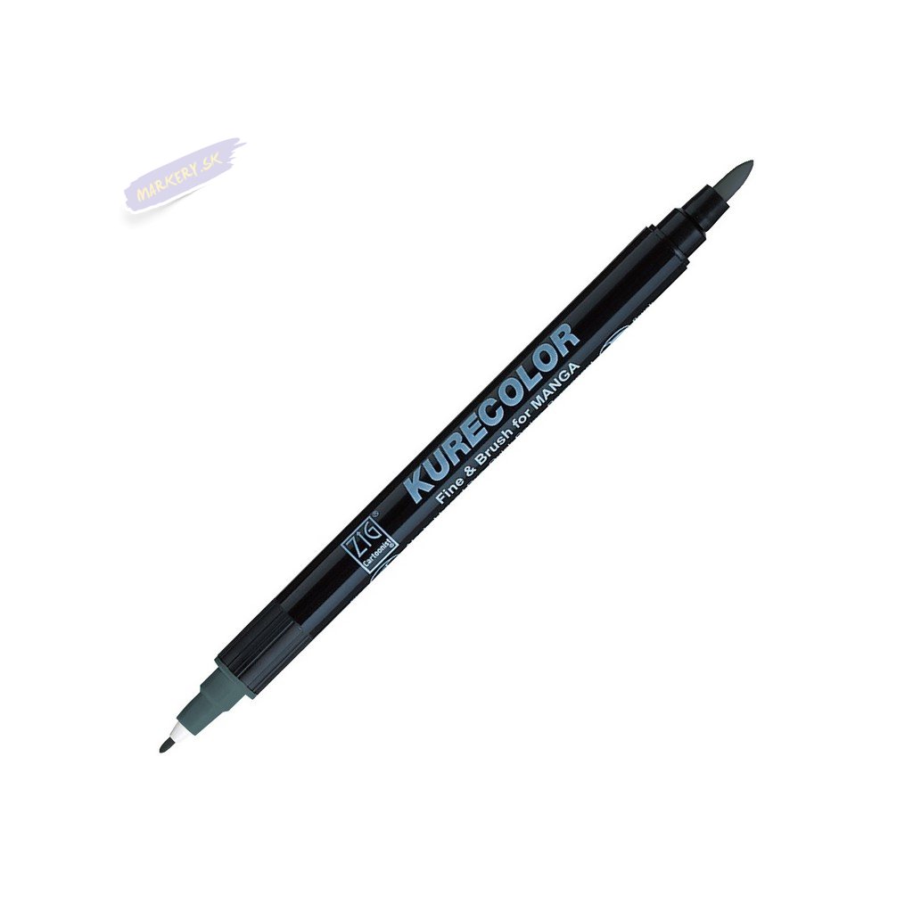 12993 1 kuretake zig kurecolor fine brush 846 green gray 4