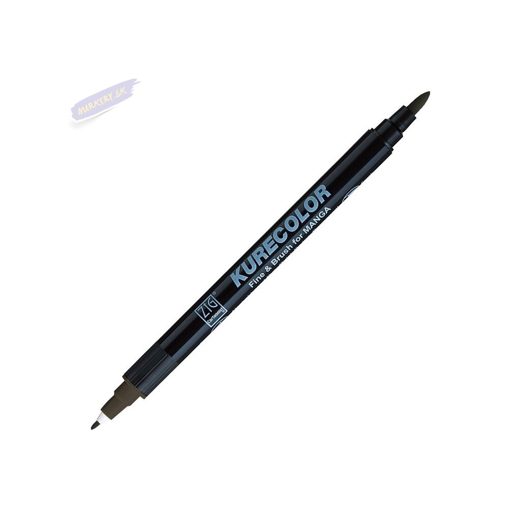 13068 1 kuretake zig kurecolor fine brush w11 warm gray 11