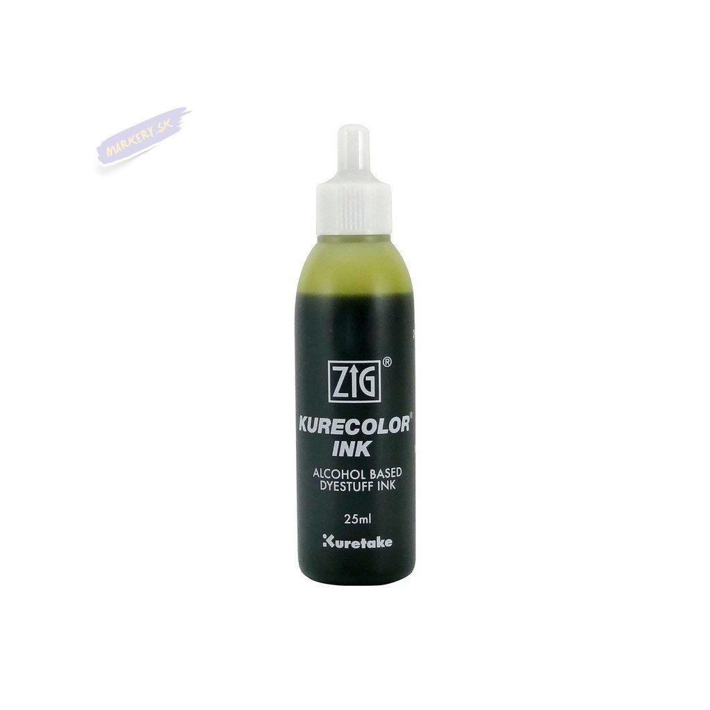 13092 1 kuretake zig kurecolor refill ink 25ml 140 mellow yellow