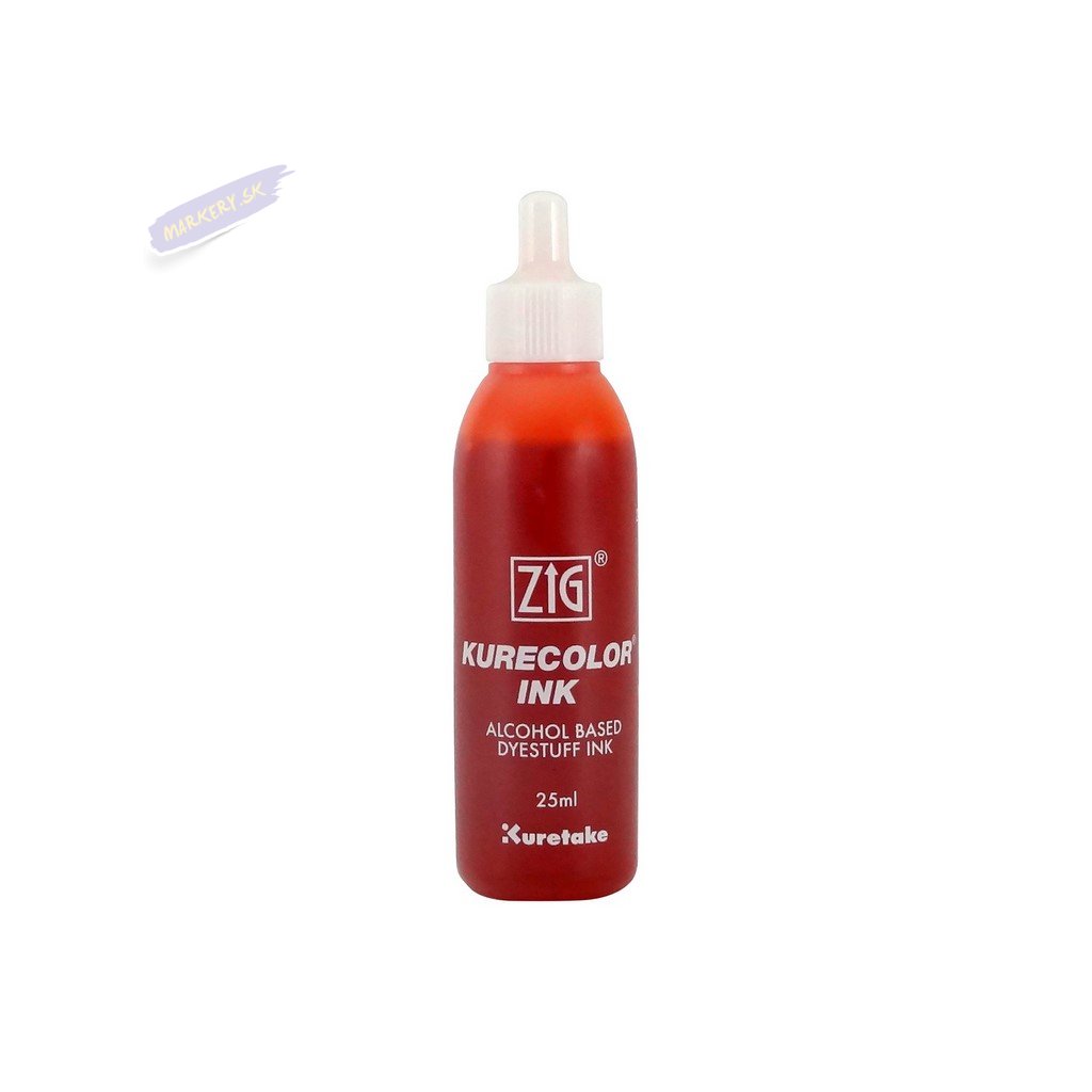 13110 1 kuretake zig kurecolor refill ink 25ml 215 scarlet red