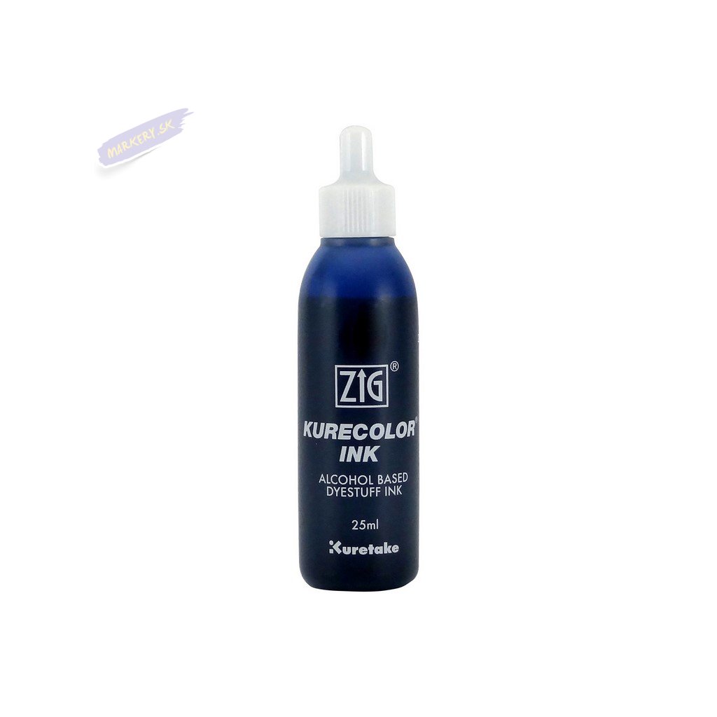 13158 1 kuretake zig kurecolor refill ink 25ml 320 navy