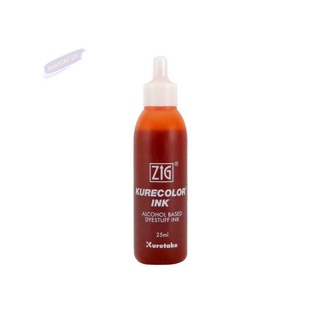 13203 1 kuretake zig kurecolor refill ink 25ml 407 orange