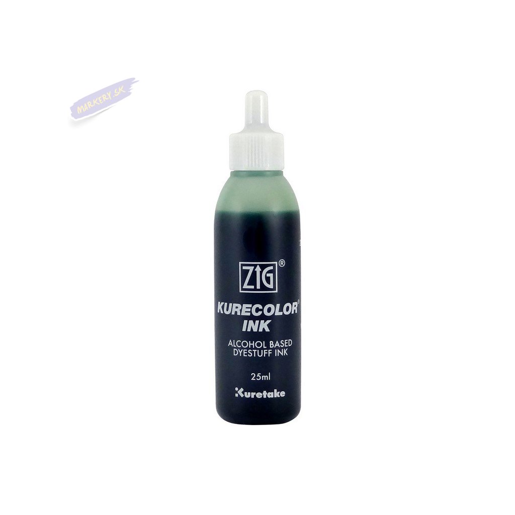 13248 1 kuretake zig kurecolor refill ink 25ml 520 green shadow