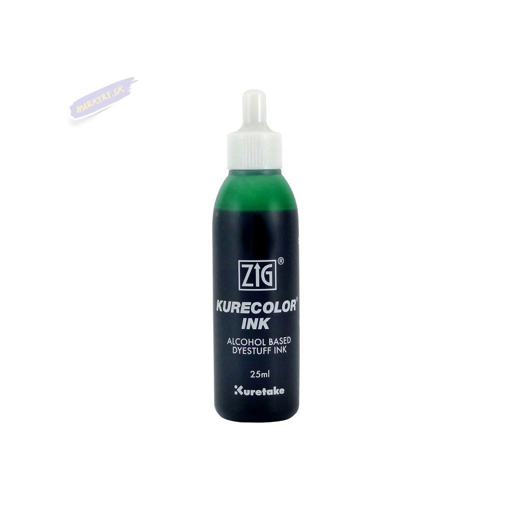 13266 1 kuretake zig kurecolor refill ink 25ml 553 emerald green