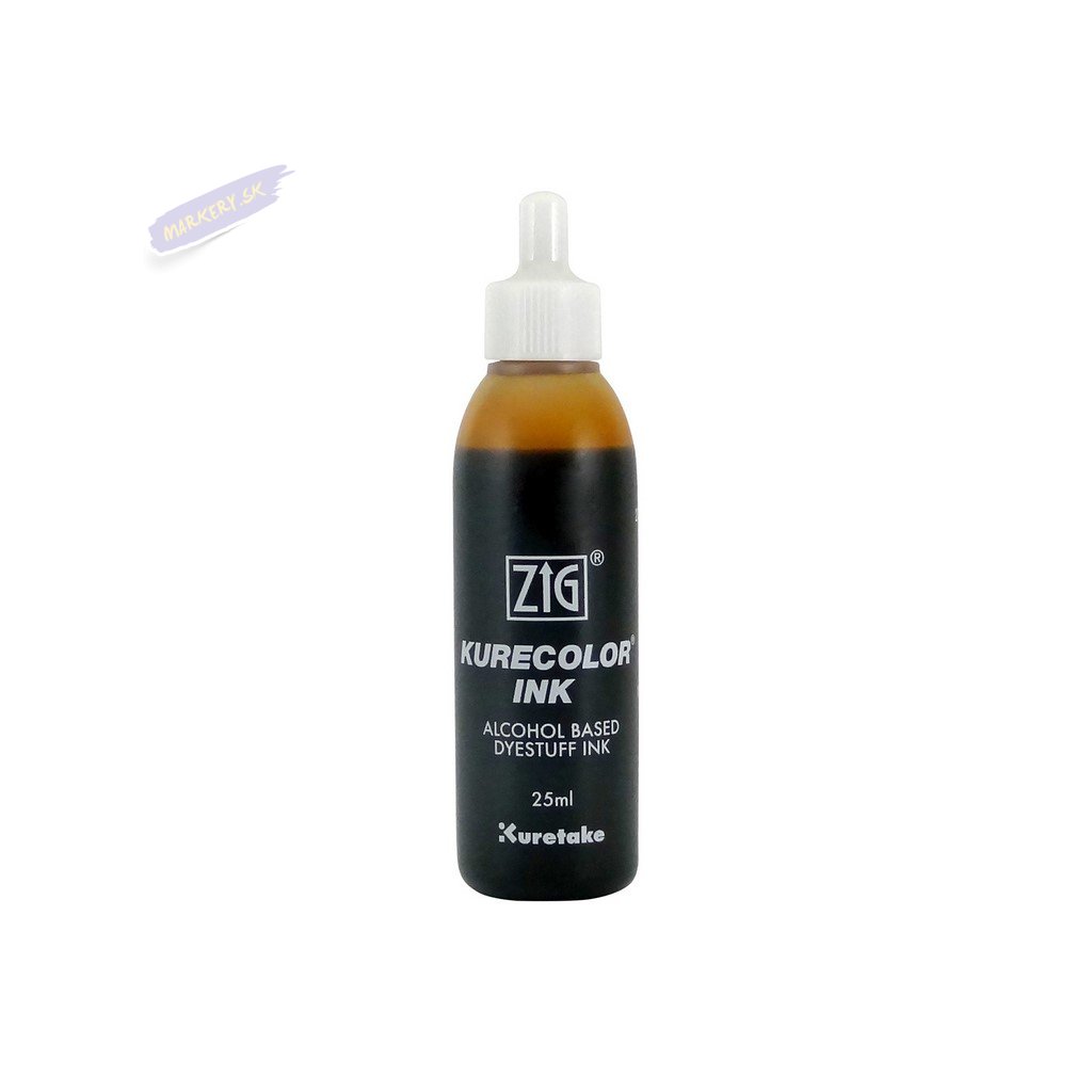 13335 1 kuretake zig kurecolor refill ink 25ml 793 light brown