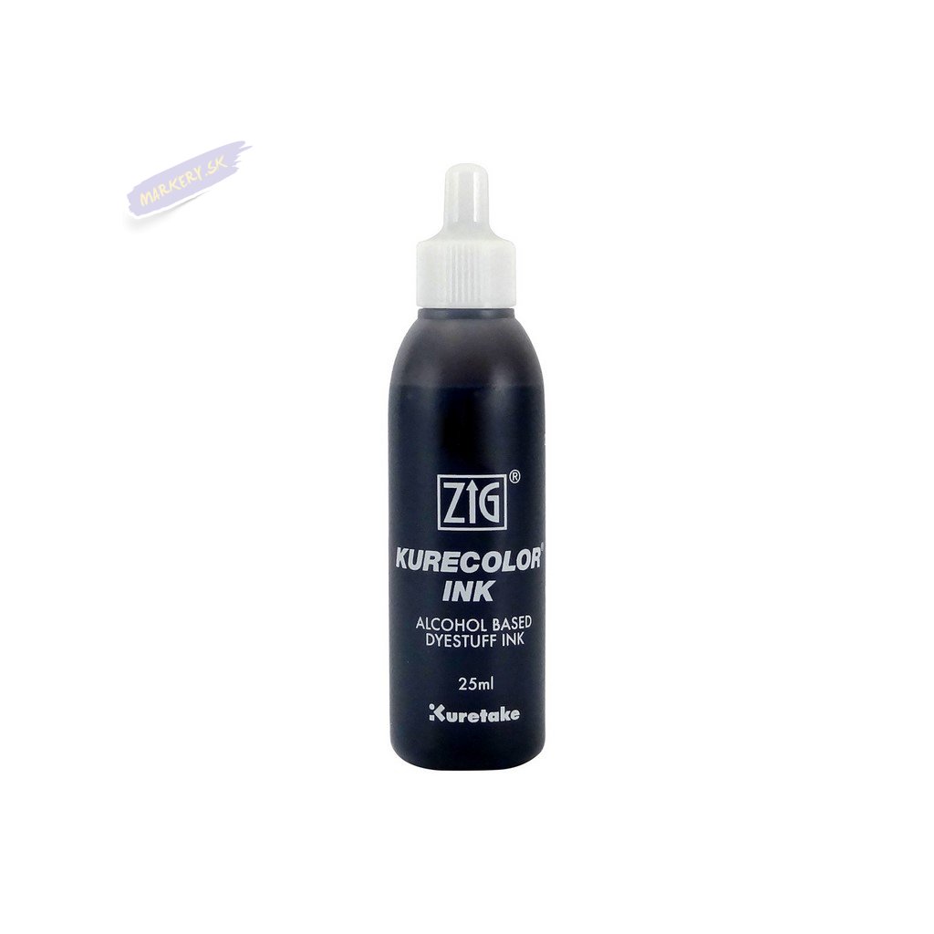 13434 1 kuretake zig kurecolor refill ink 25ml c08 cool gray 8