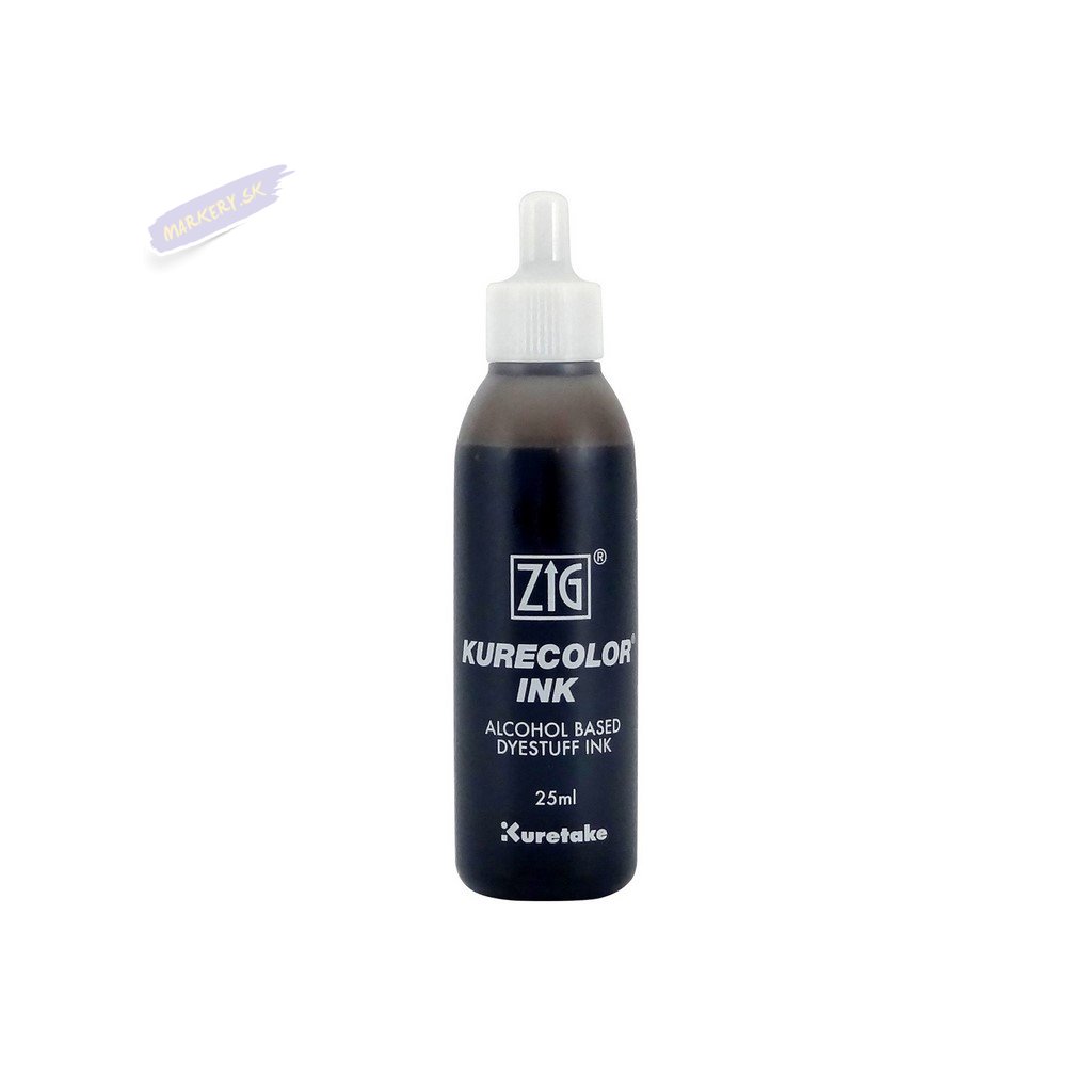 13464 1 kuretake zig kurecolor refill ink 25ml w07 warm gray 7