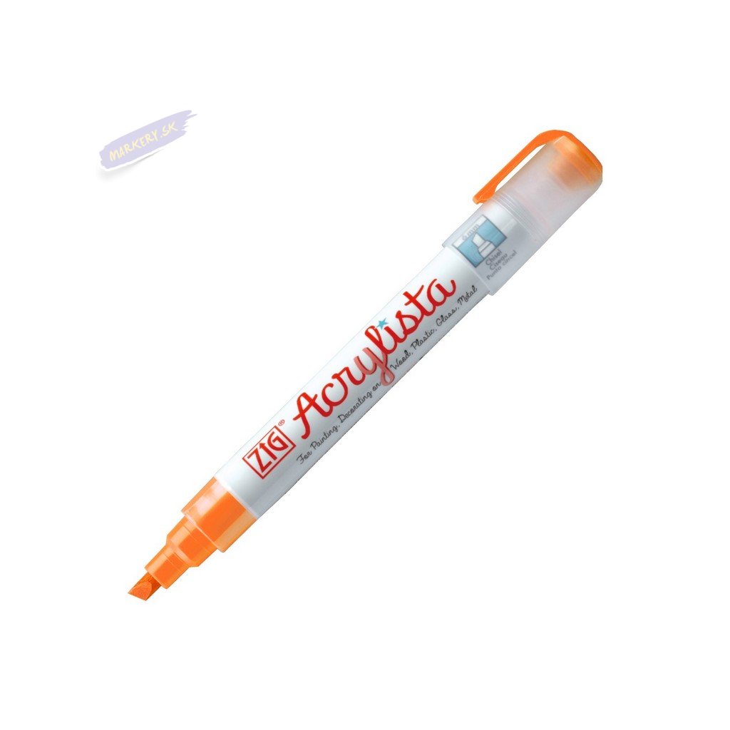 13509 2 kuretake zig acrylista 6mm 070 pumpkin
