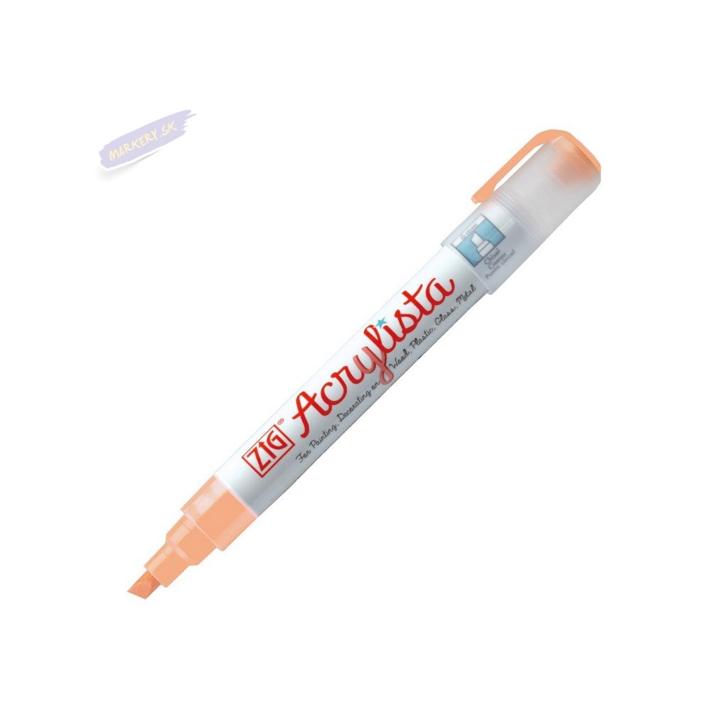 13563 2 kuretake zig acrylista 6mm 712 honey suckle