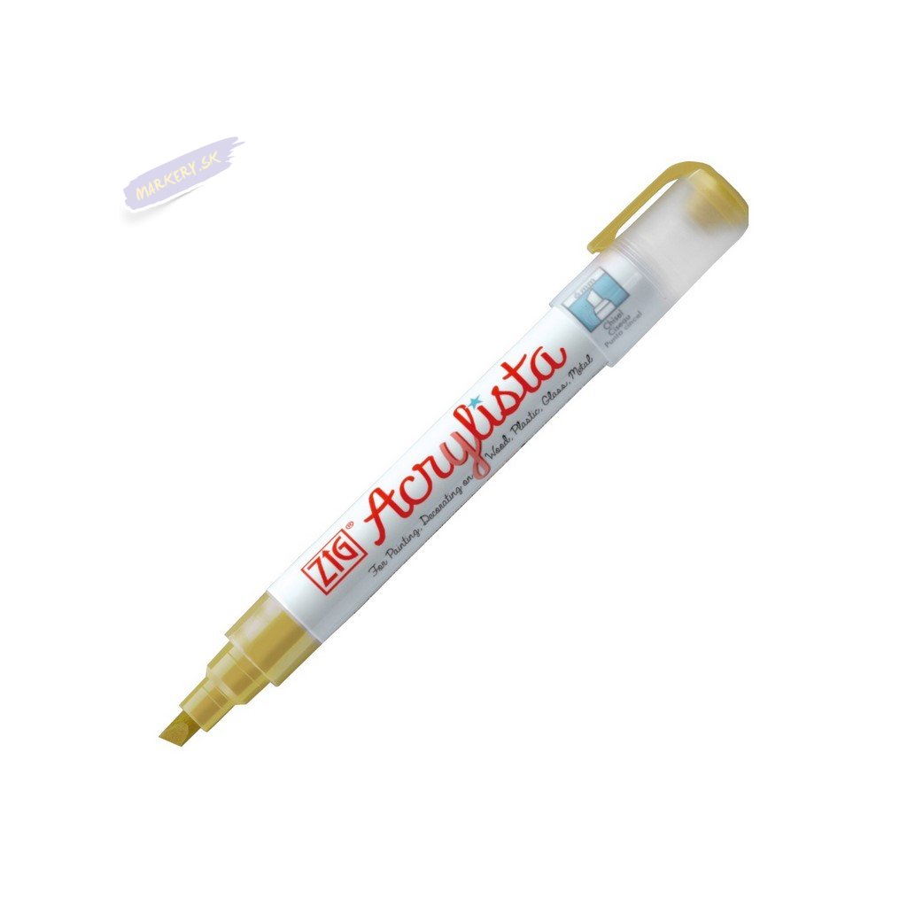 13575 2 kuretake zig acrylista 6mm 101 gold