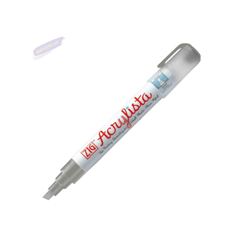 13578 2 kuretake zig acrylista 6mm 102 silver