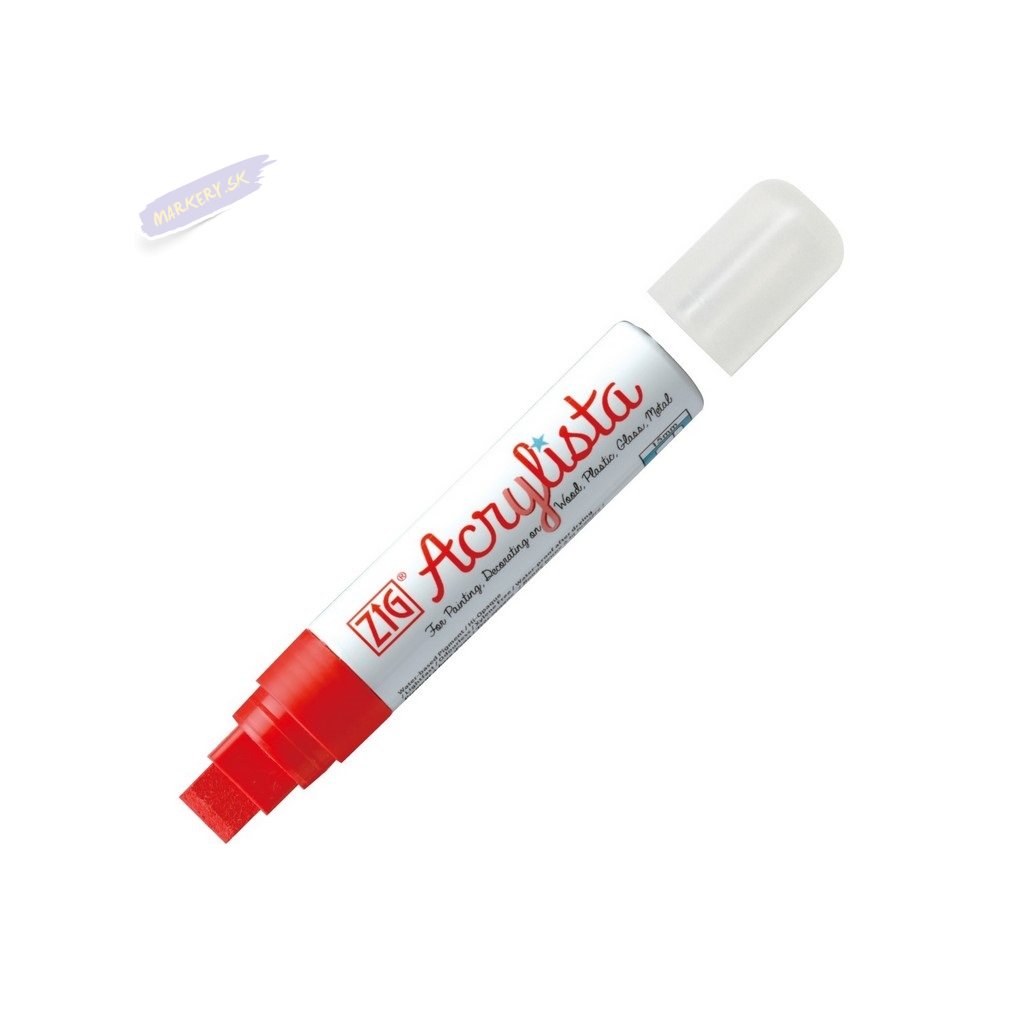13587 2 kuretake zig acrylista 15mm 020 crimson