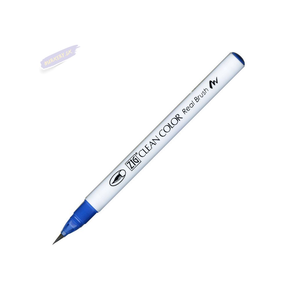 13989 2 kuretake zig clean color real brush 034 dull blue