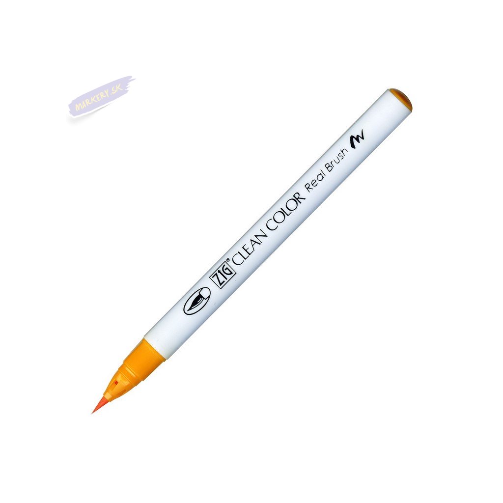 14040 2 kuretake zig clean color real brush 052 bright yellow