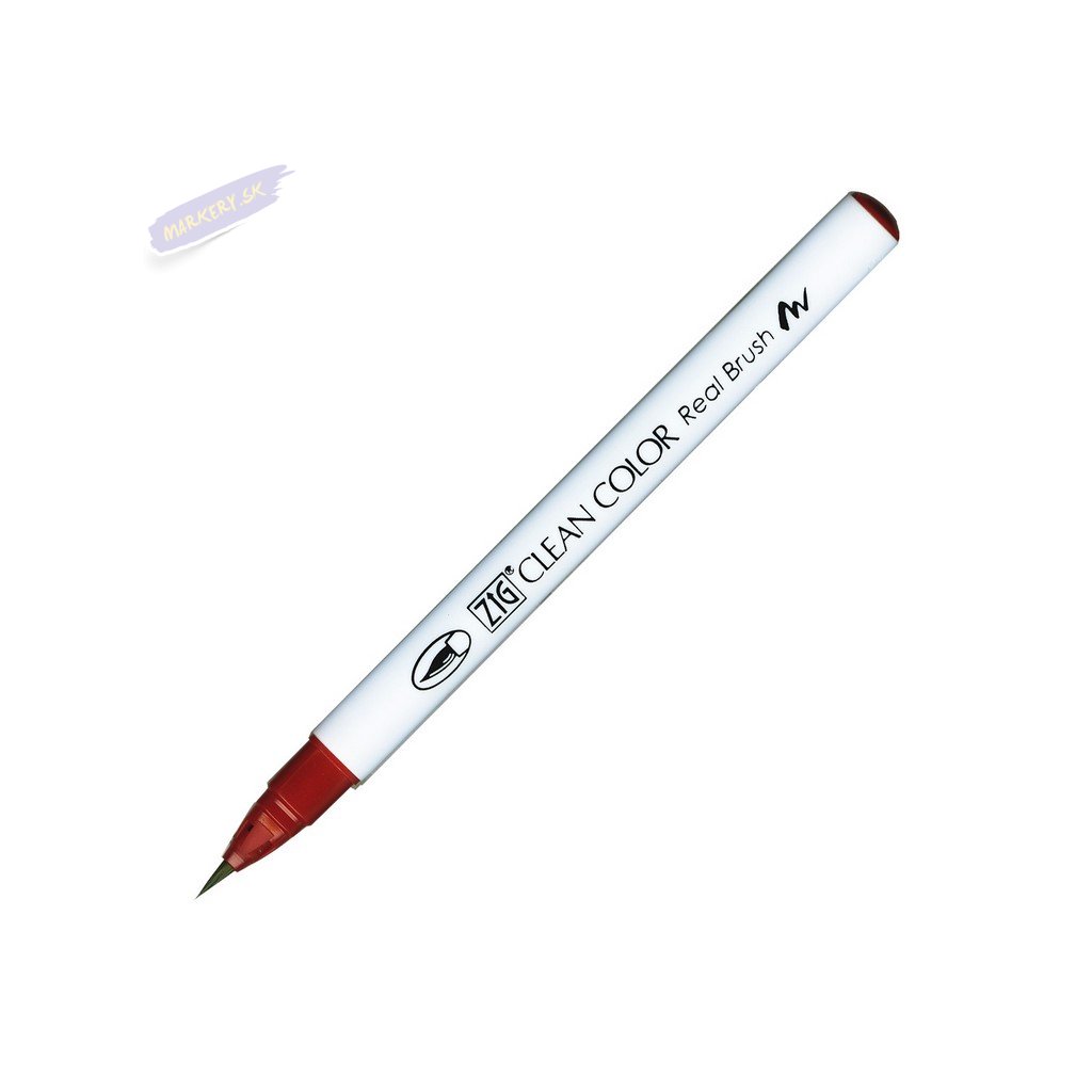 14166 2 kuretake zig clean color real brush 260 deep red