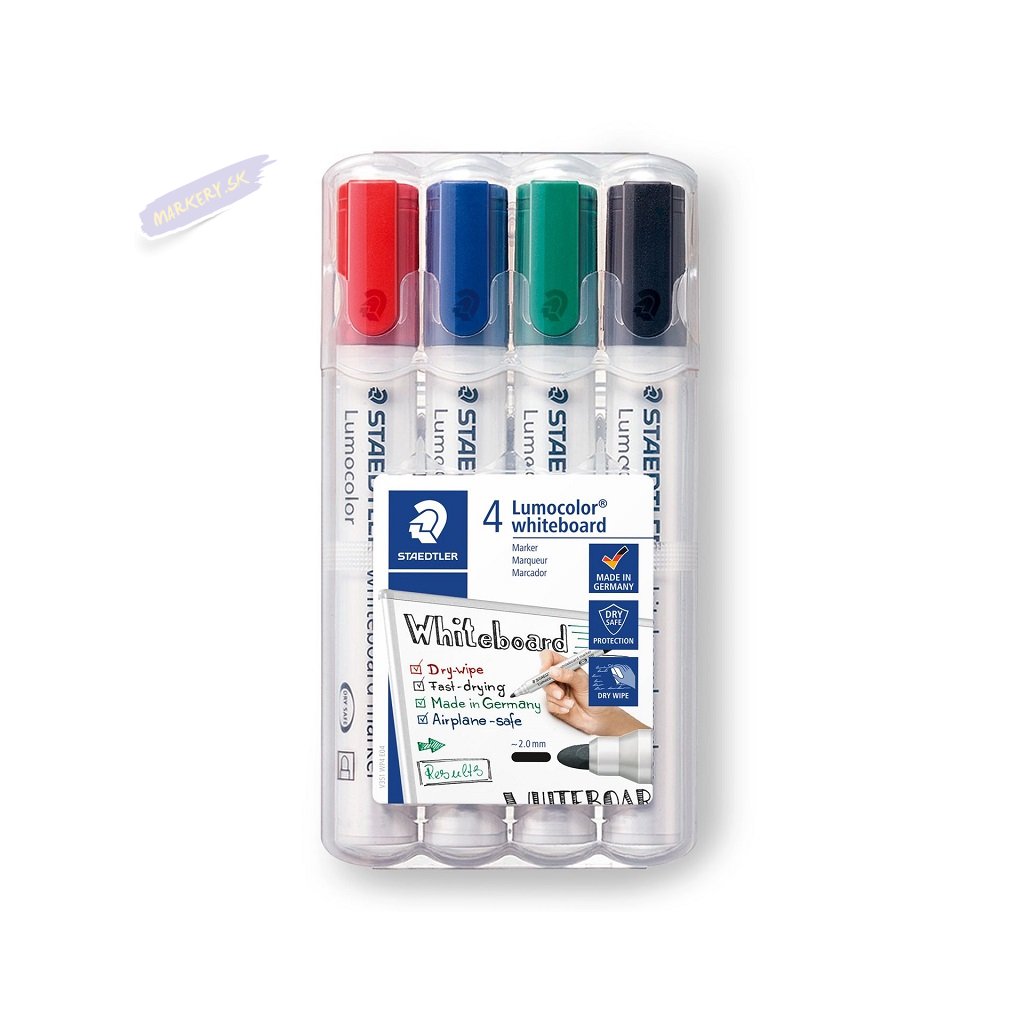 20427 1 staedtler lumocolor na bile tabule 4ks kulaty hrot