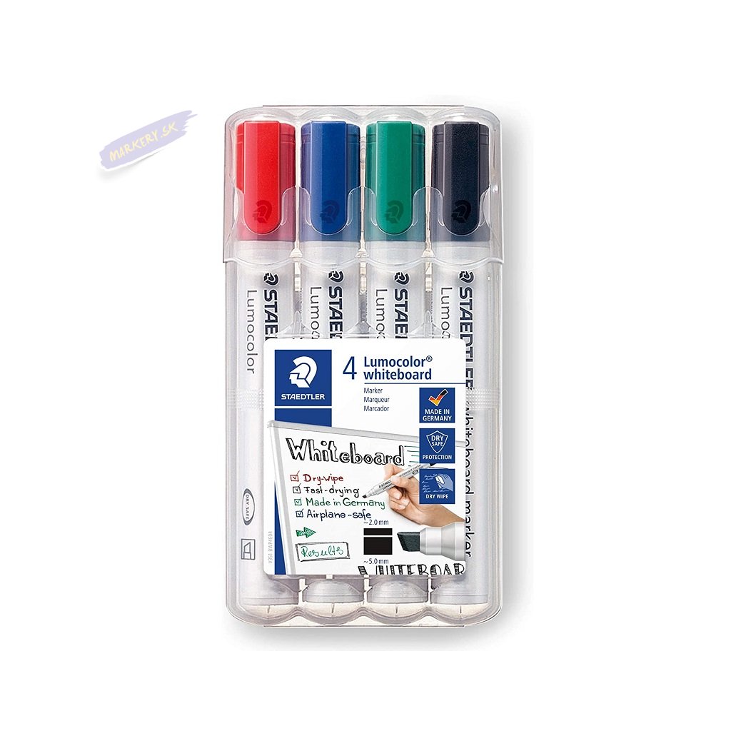 20433 1 staedtler lumocolor na bile tabule 4ks sikmy hrot
