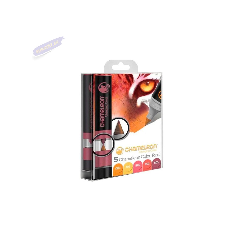 chameleon color tops set 5 marcadores tonos calidos (Kopírovat)