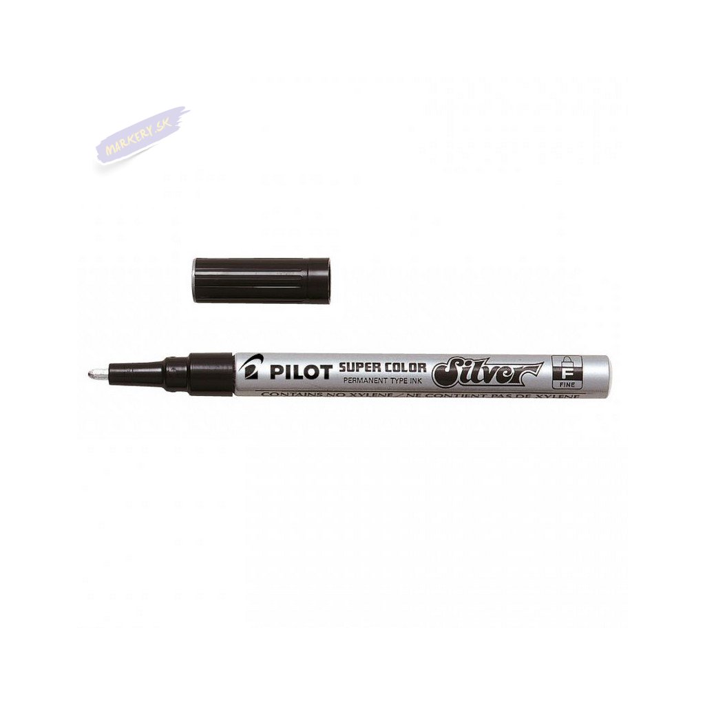 25449 3 pilot lakovy super color fine stribrny