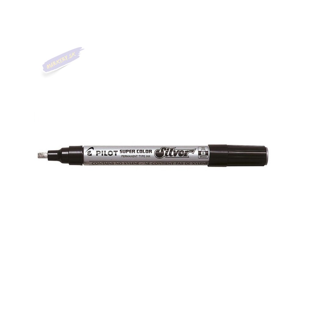 25467 3 pilot lakovy super color broad stribrny