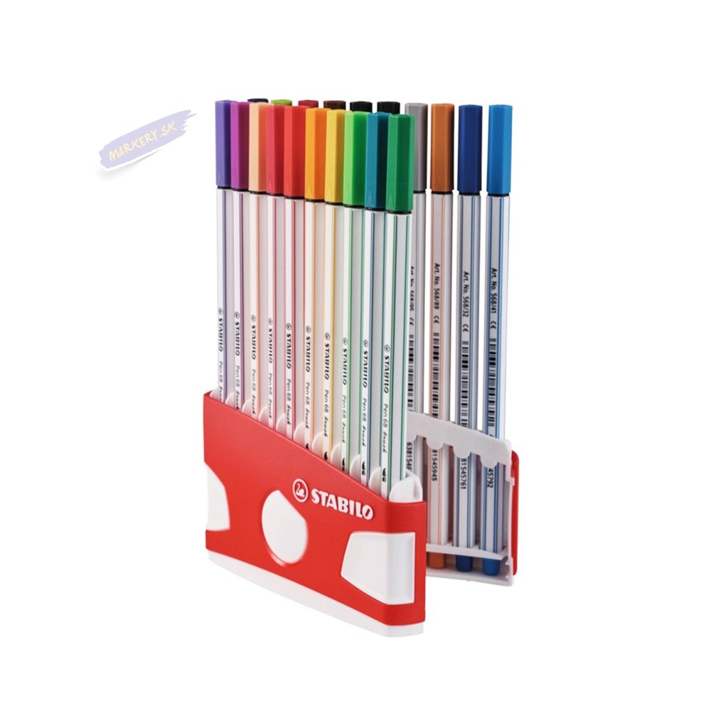stabilo pen68 colorparade brush