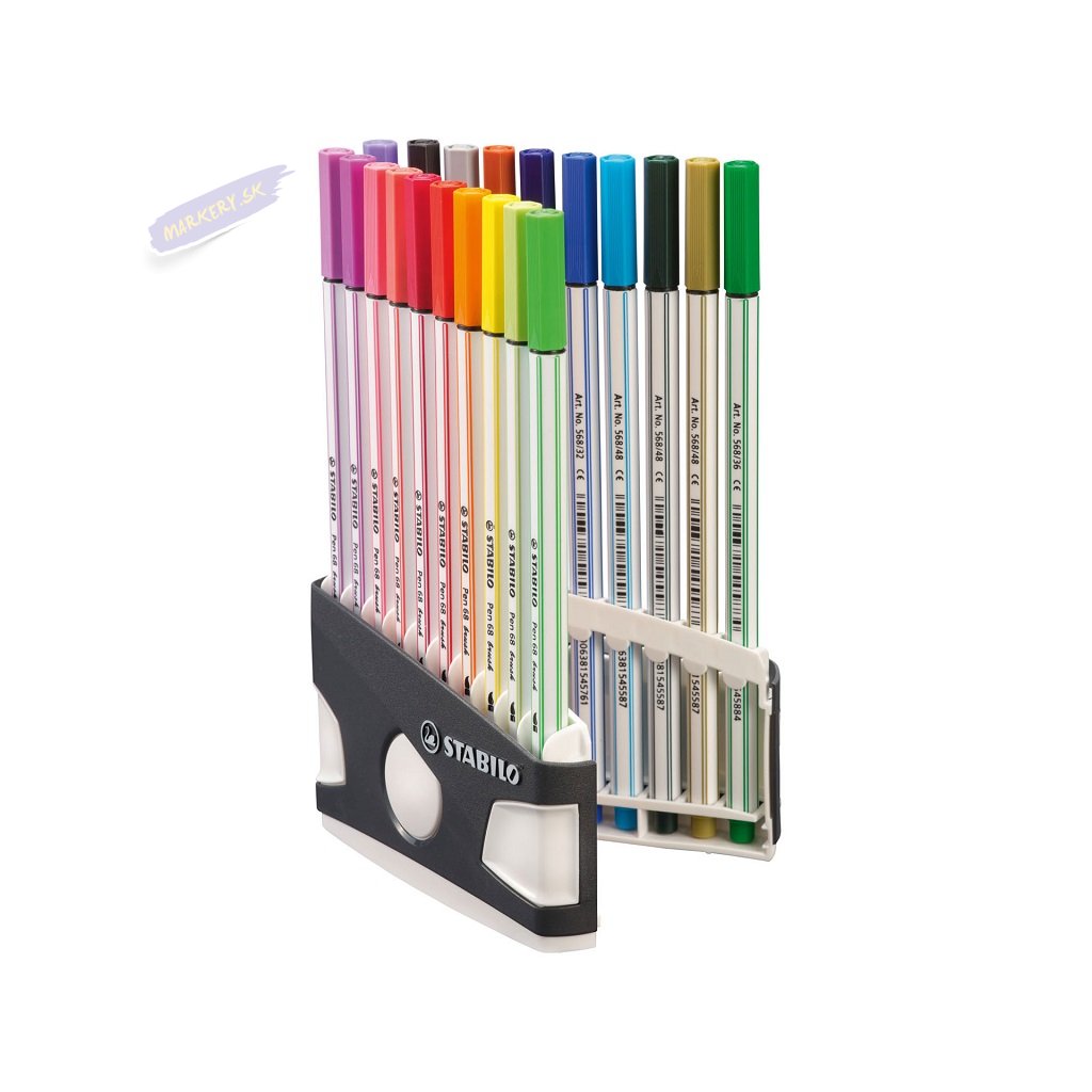 stabilo pen68 colorparade brush Arty