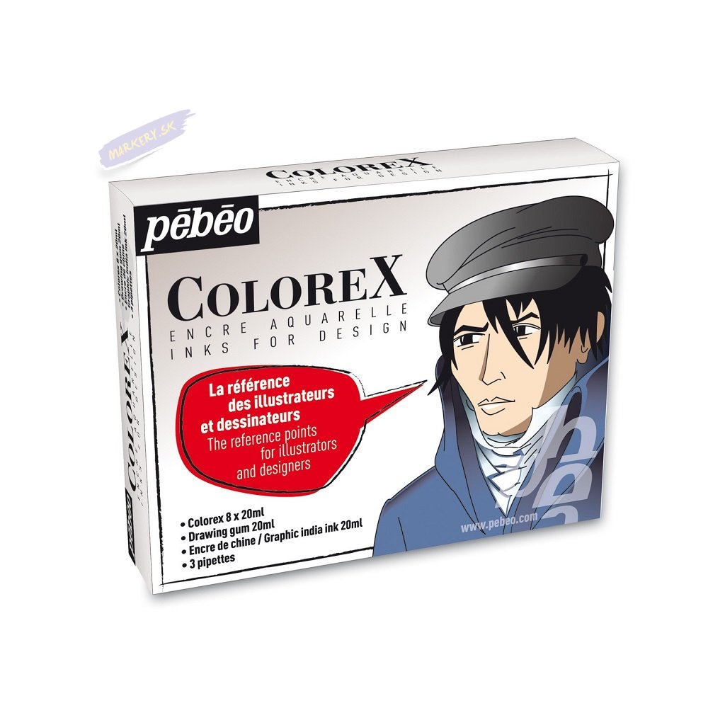 pebeo colorex set8