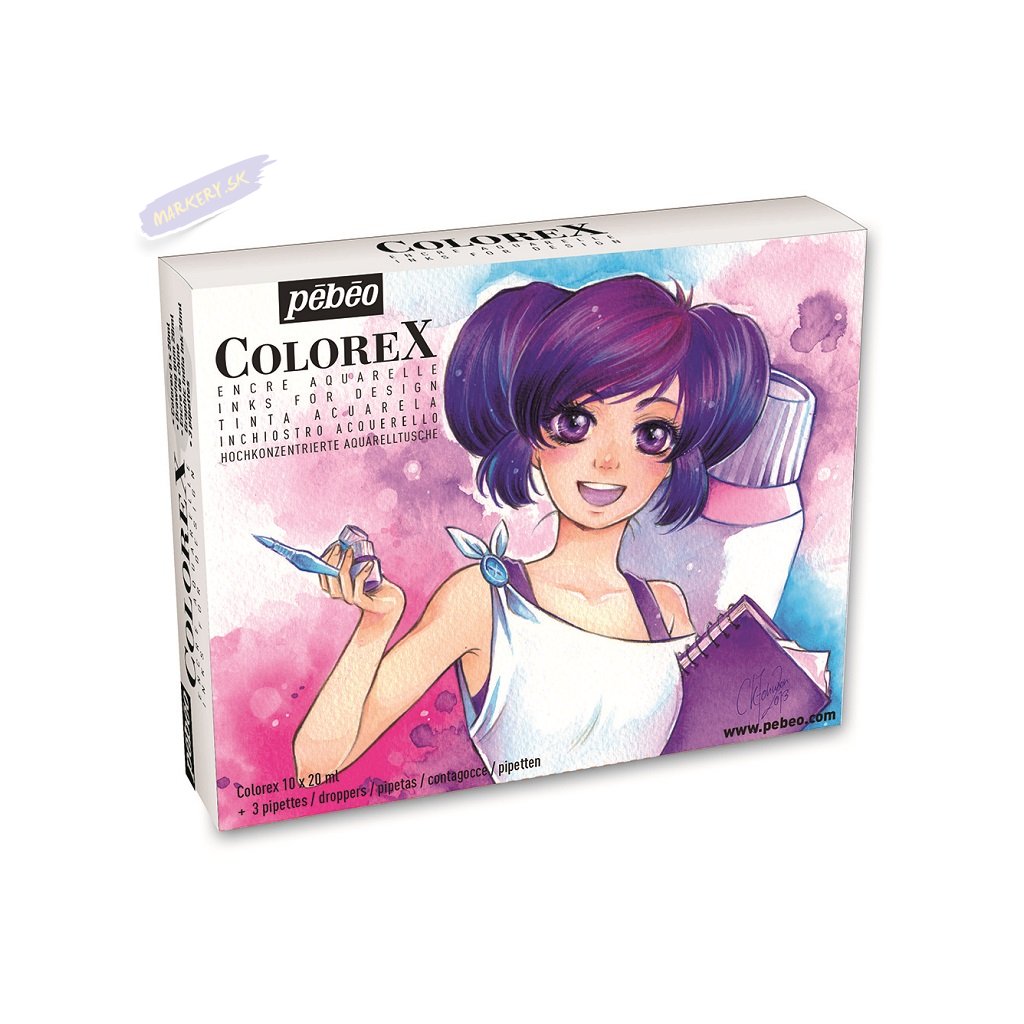 pebeo colorex set10