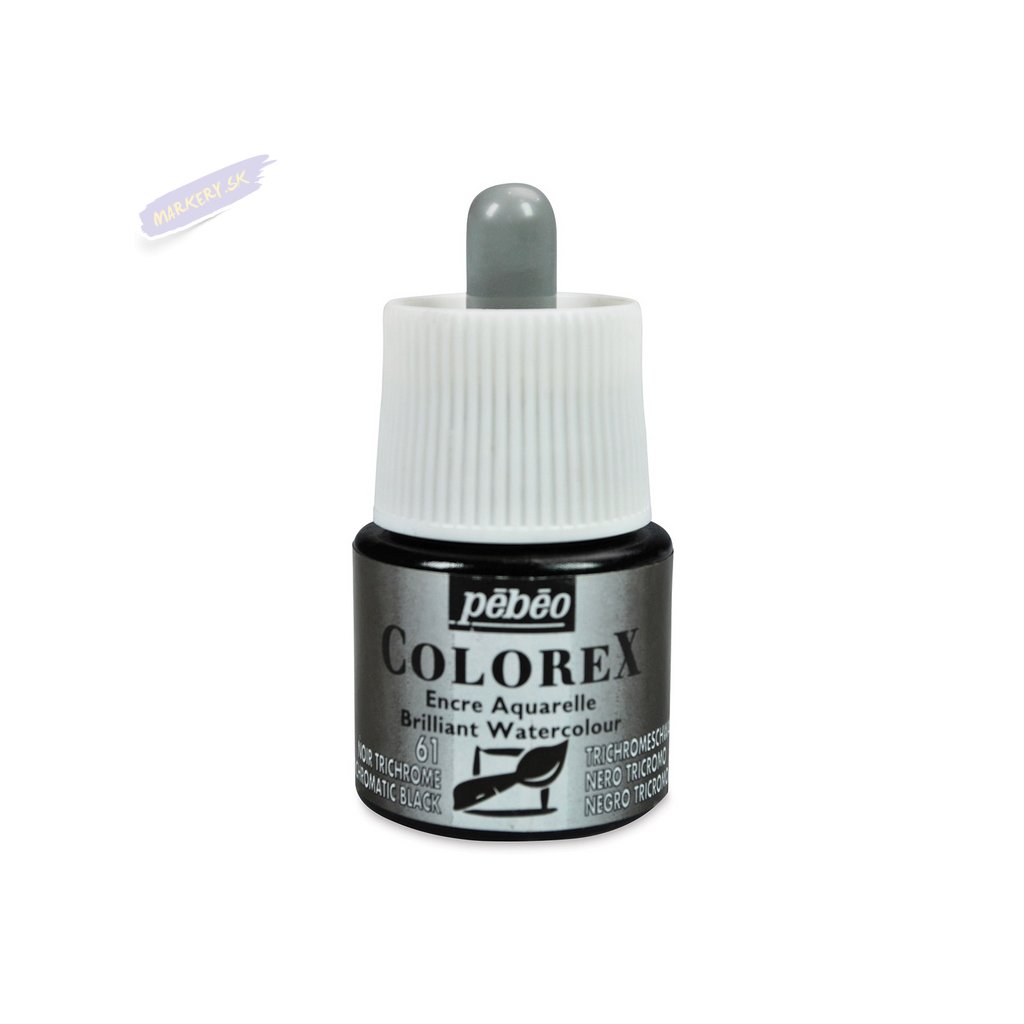 pebeo colorex trichromaticblack