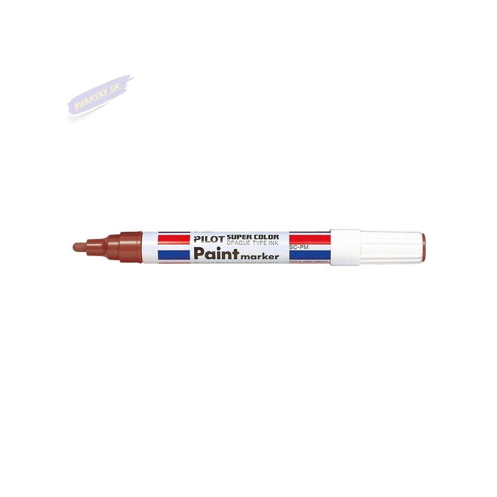 pilot lakovy super color hnedy