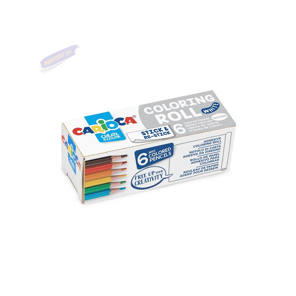 42983 CARIOCA Mini Coloring Roll 85x10cm Box 7 pcs