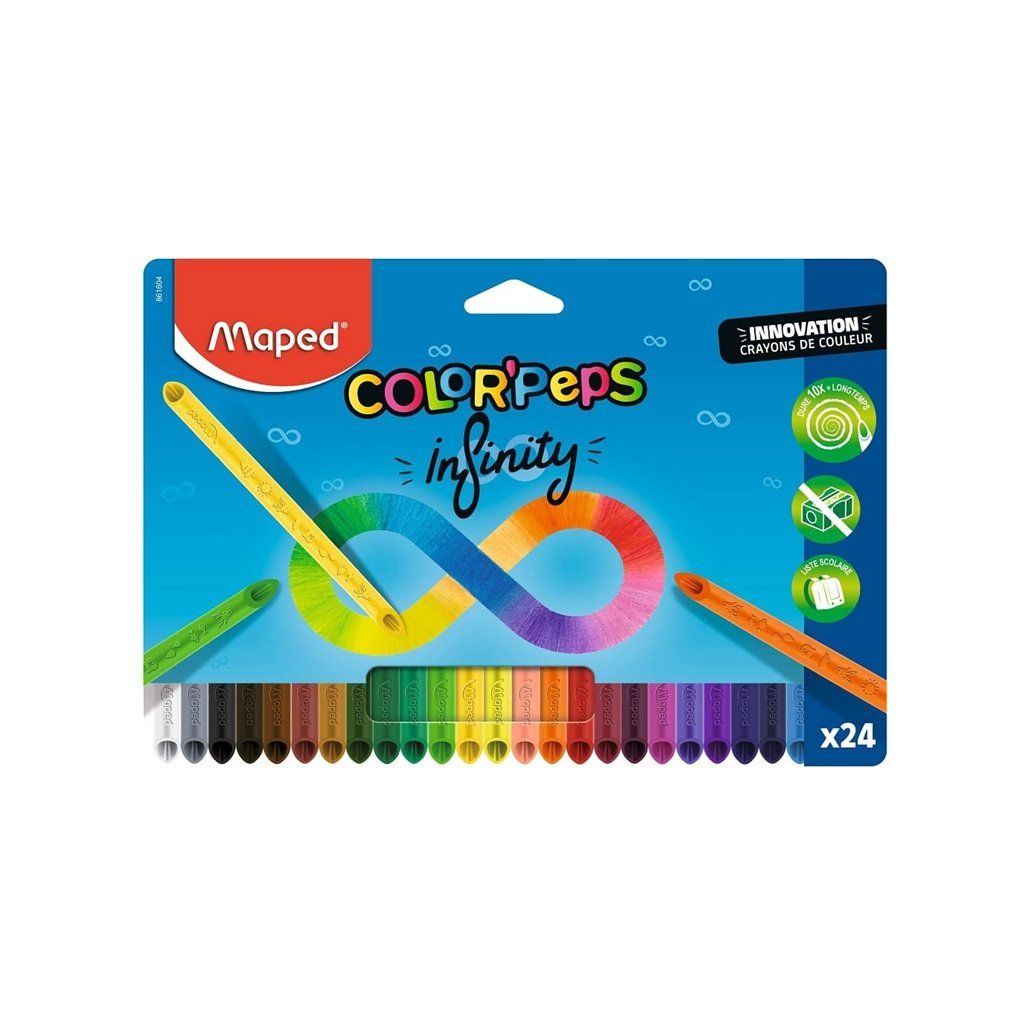 maped coloriage crayons de couleur infinity 861604