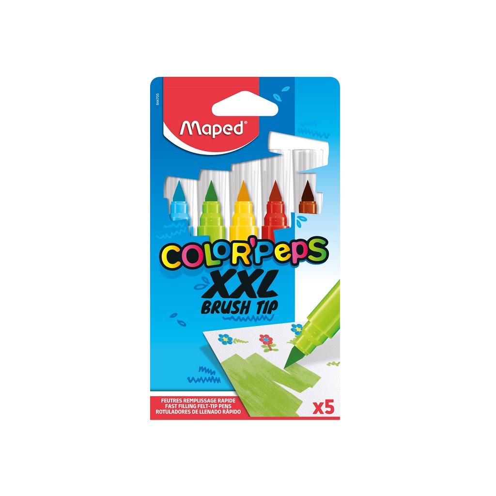 Fixky MAPED Color Peps XXL Brush, 5 ks