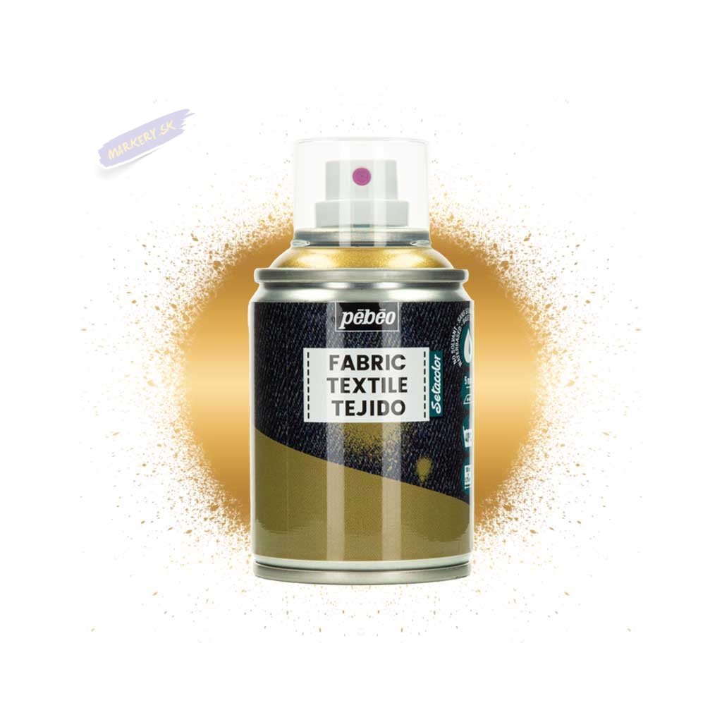 Farba do tkanin spray Pebeo Setacolor 7A 100 ml 431 Gold 01
