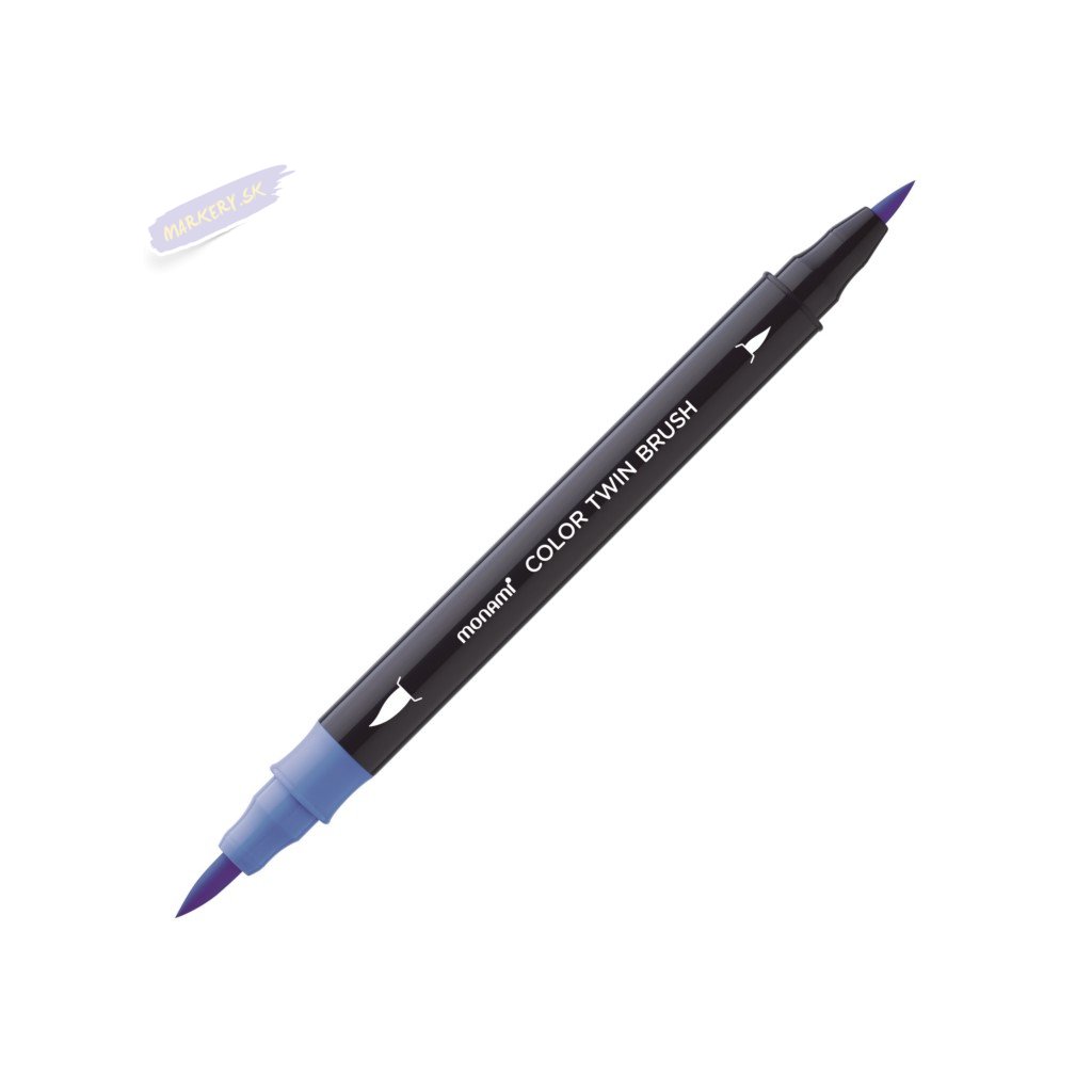 8748 5 monami akvarelovy color twin brush svetle modry