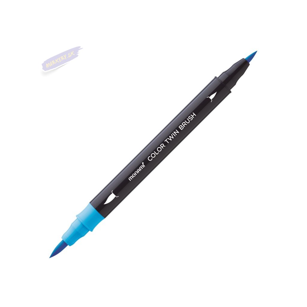 8751 5 monami akvarelovy color twin brush nebesky modry