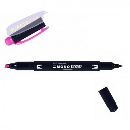 11421 5 tombow highlighter edge ruzovy