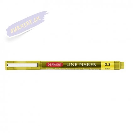 11520 1 liner derwent line maker 0 3mm zluty