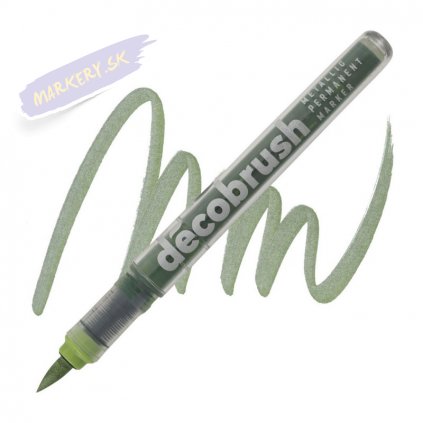 11943 1 karin decobrush metallic light green 536