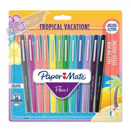 1212 2 paper mate flair medium 12ks tropical vacation