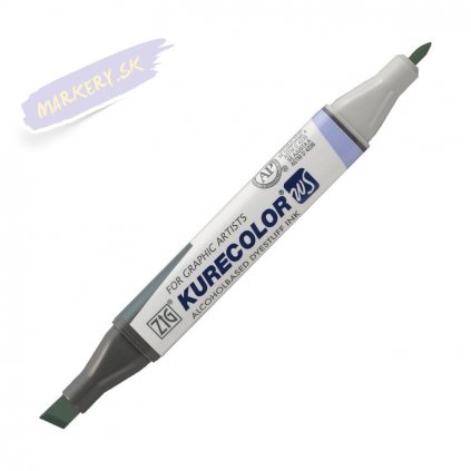 12513 2 kuretake zig kurecolor twin 801 light gray