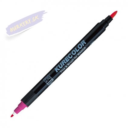 12714 1 kuretake zig kurecolor fine brush 225 pink