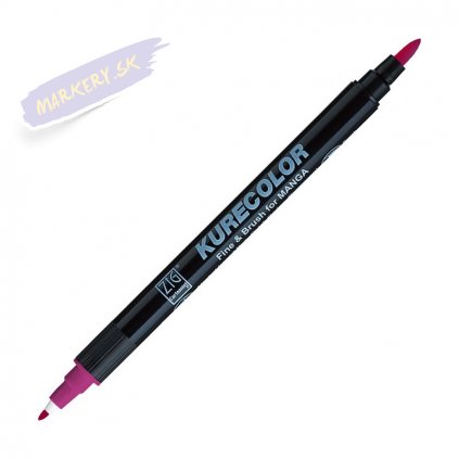 12717 1 kuretake zig kurecolor fine brush 229 dark pink