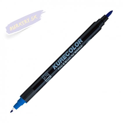 12741 1 kuretake zig kurecolor fine brush 315 persian blue