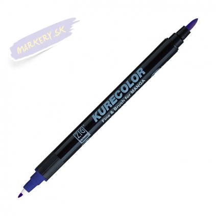 12744 1 kuretake zig kurecolor fine brush 317 blue