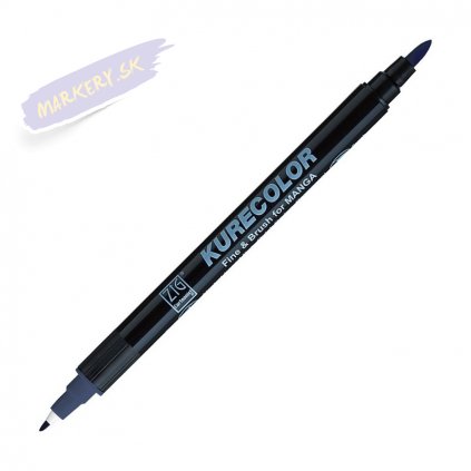 12750 1 kuretake zig kurecolor fine brush 320 navy